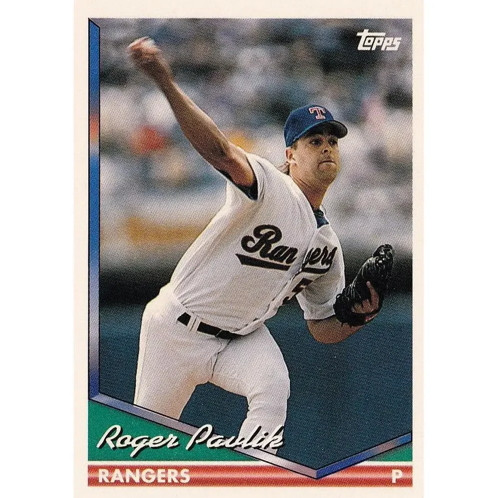 1994 Topps Roger Pavlik # 22 Texas Rangers